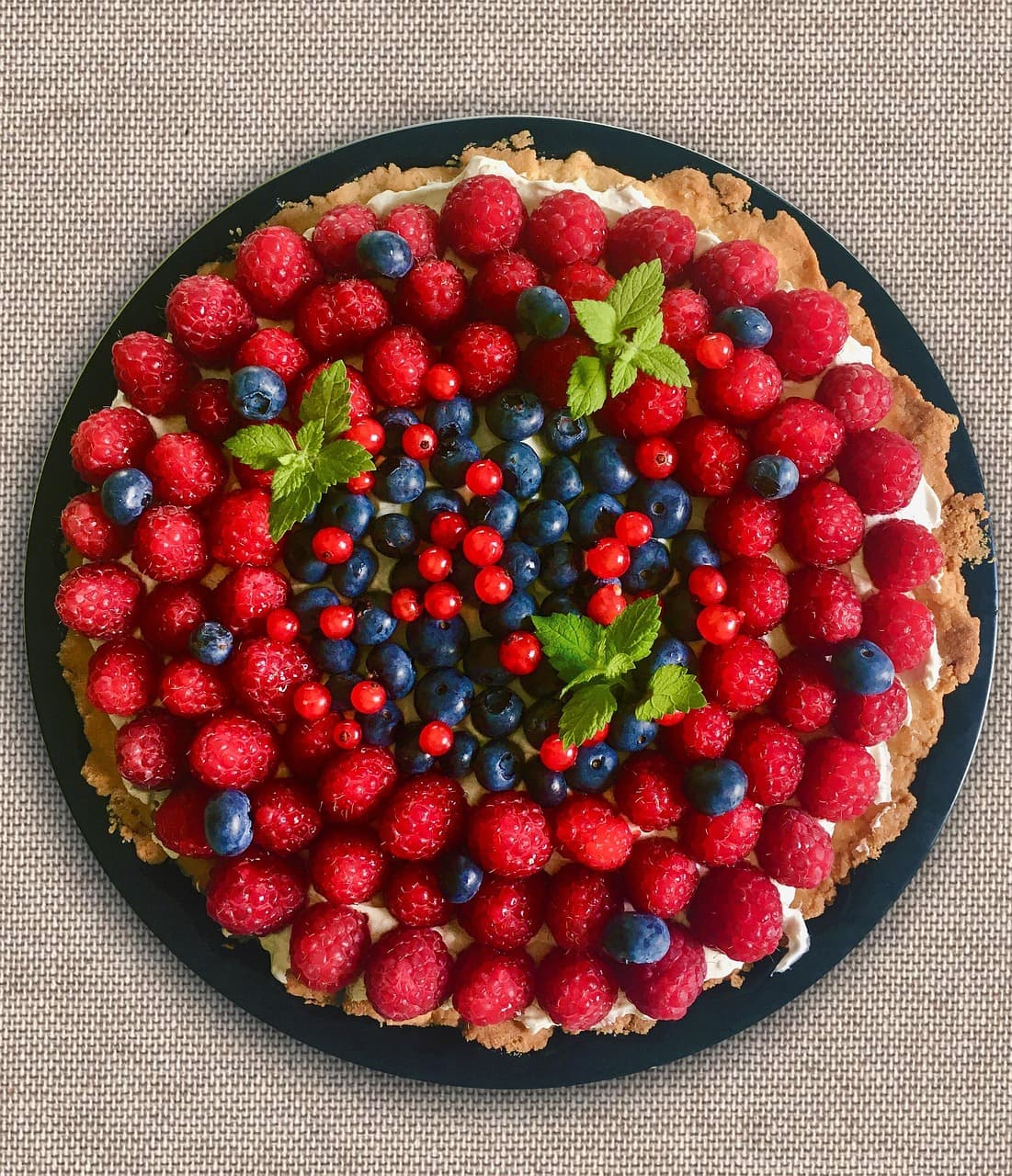 tarte au fruits rouges